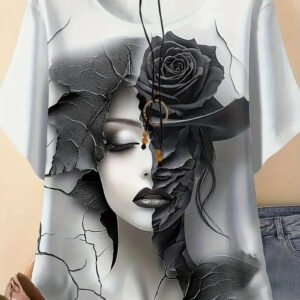 3D Print Casual Tee for Everyday Wear