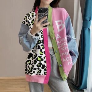 Yami Patchwork Denim Jacket In Multicolor